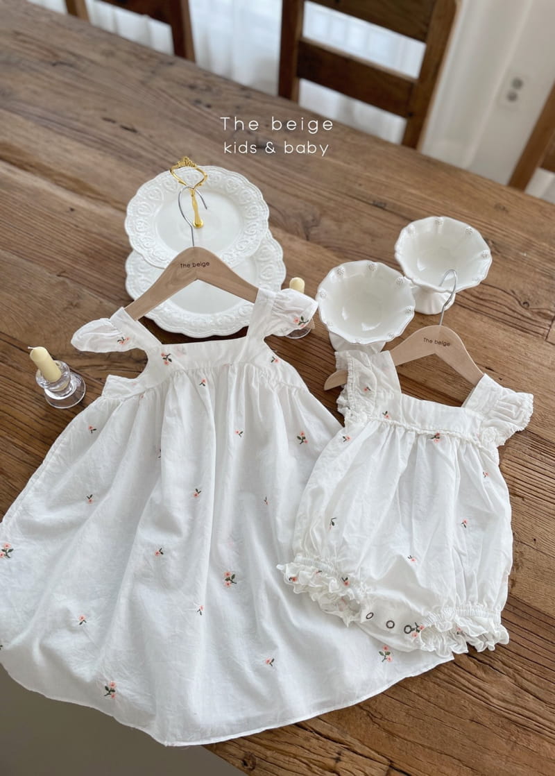 THE BEIGE - Korean Children Fashion - #Kfashion4kids - Embroidery Bodysuit - 8