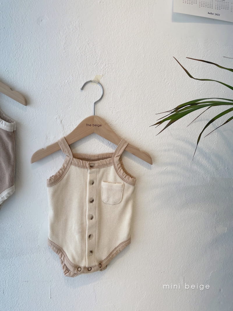 THE BEIGE - Korean Children Fashion - #Kfashion4kids - Waffle Bodysuit - 11