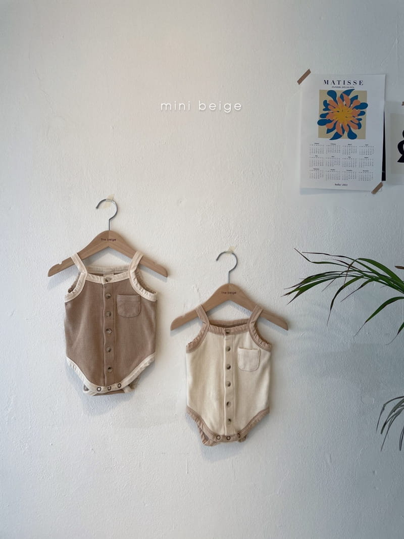 THE BEIGE - Korean Children Fashion - #Kfashion4kids - Waffle Bodysuit - 7