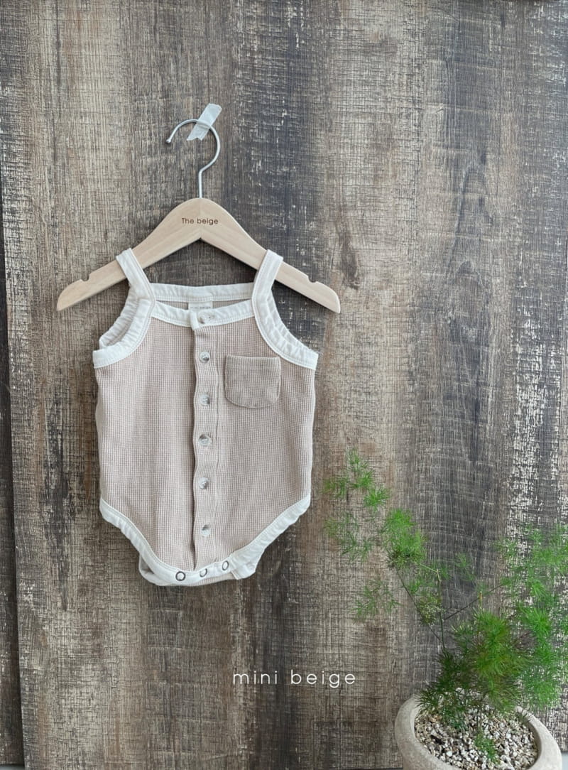THE BEIGE - Korean Children Fashion - #Kfashion4kids - Waffle Bodysuit - 8