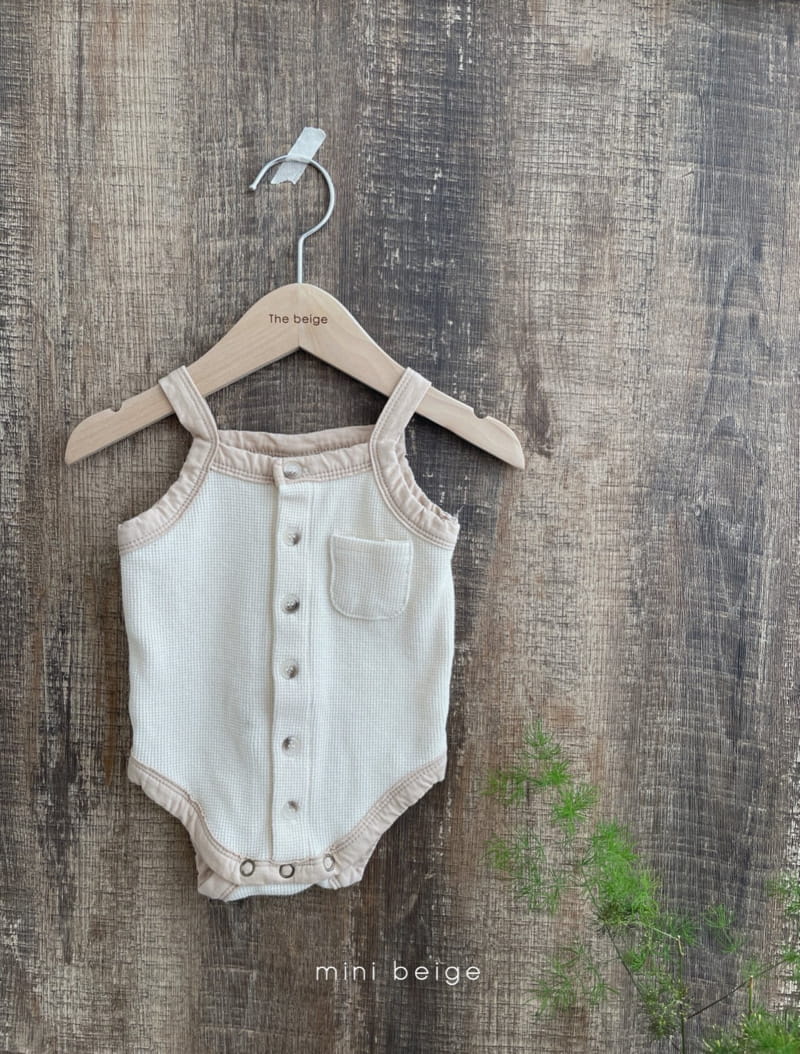 THE BEIGE - Korean Children Fashion - #Kfashion4kids - Waffle Bodysuit - 9