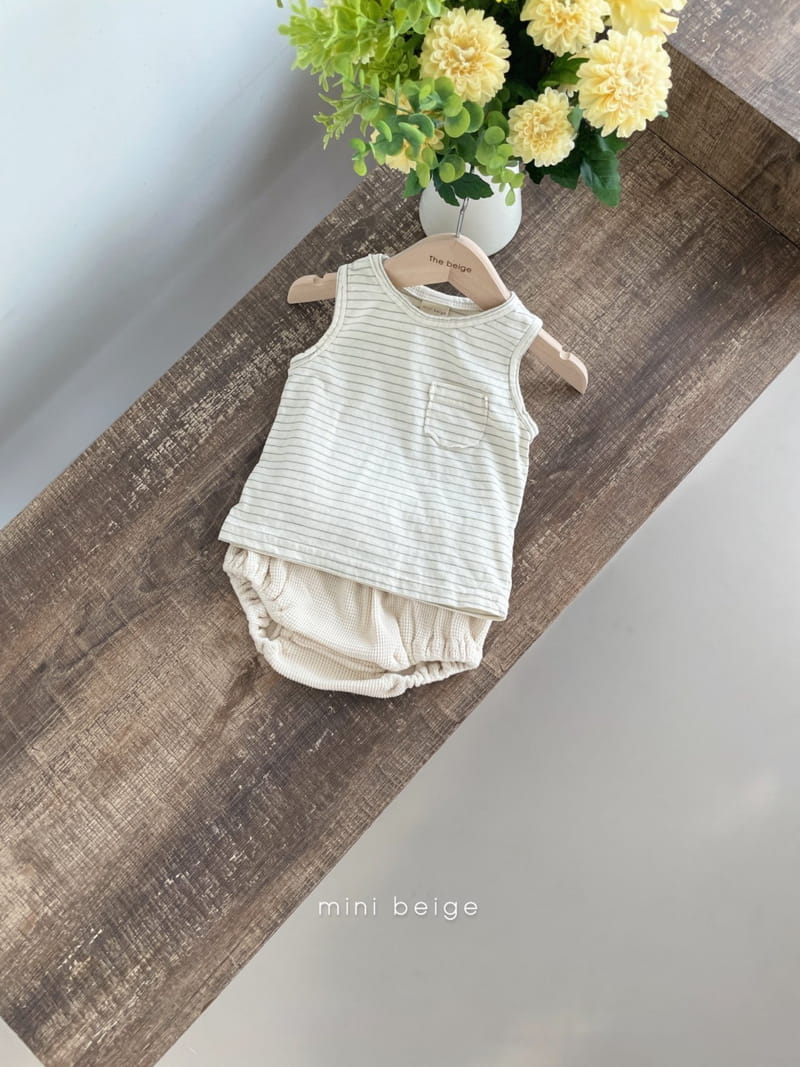 THE BEIGE - Korean Children Fashion - #Kfashion4kids - Pocket Sleeveless Tee - 7