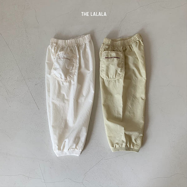 THE LALALA - Korean Children Fashion - #Kfashion4kids - Here Embroidery Jogger Pants 1+1 - 5
