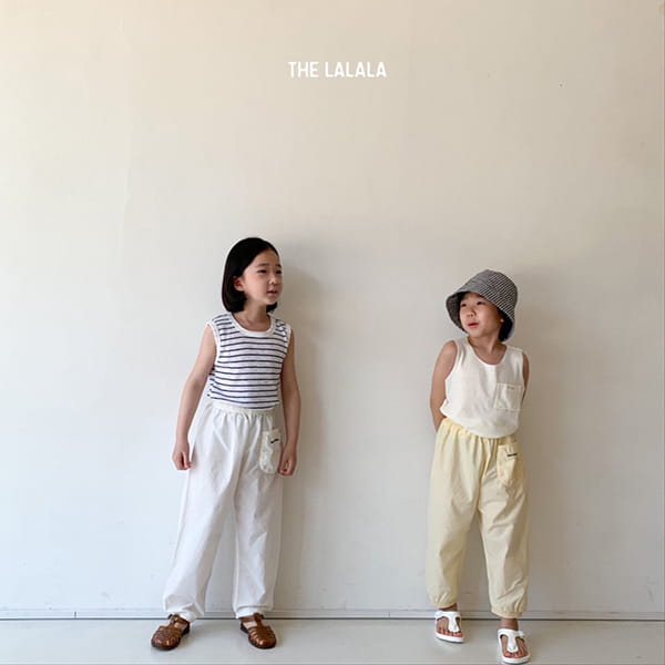 THE LALALA - Korean Children Fashion - #Kfashion4kids - Here Embroidery Jogger Pants 1+1 - 8