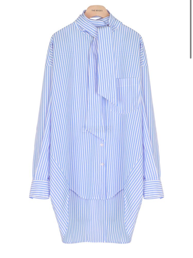 THE SAND - Korean Children Fashion - #Kfashion4kids - Long Ribbon Shirts - 2