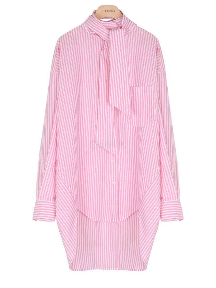 THE SAND - Korean Children Fashion - #Kfashion4kids - Long Ribbon Shirts - 3