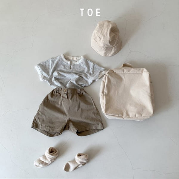 TOE - Korean Children Fashion - #Kfashion4kids - Henry Neck Top Bottom Set - 4