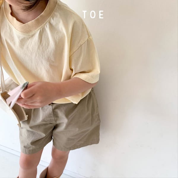 TOE - Korean Children Fashion - #Kfashion4kids - Neck Ribbed Tee - 8