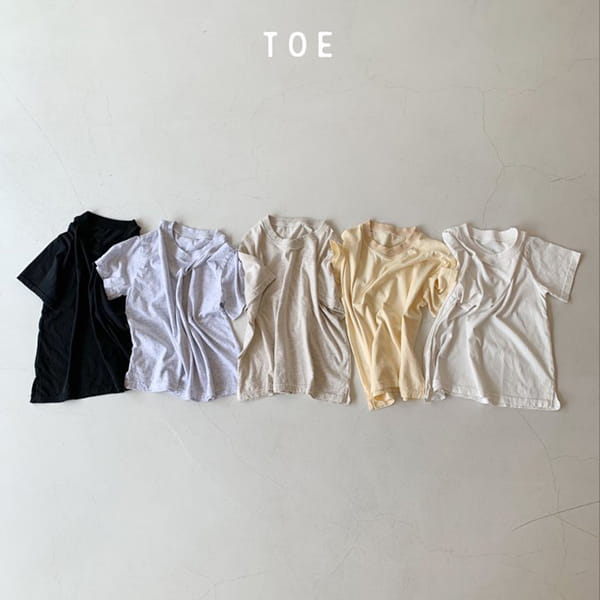 TOE - Korean Children Fashion - #Kfashion4kids - Neck Ribbed Tee - 9
