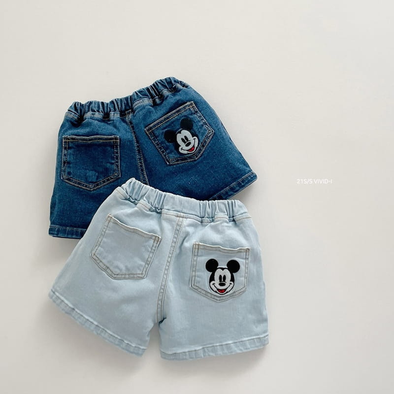 VIVID I - Korean Children Fashion - #Kfashion4kids - Micket Denim Shorts