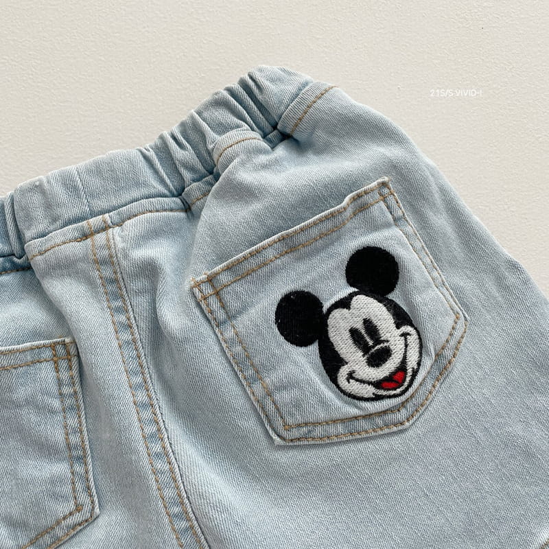 VIVID I - Korean Children Fashion - #Kfashion4kids - Micket Denim Shorts - 10