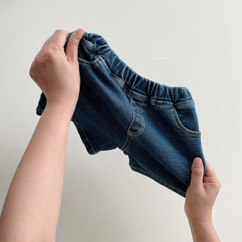 VIVID I - Korean Children Fashion - #Kfashion4kids - Micket Denim Shorts - 11