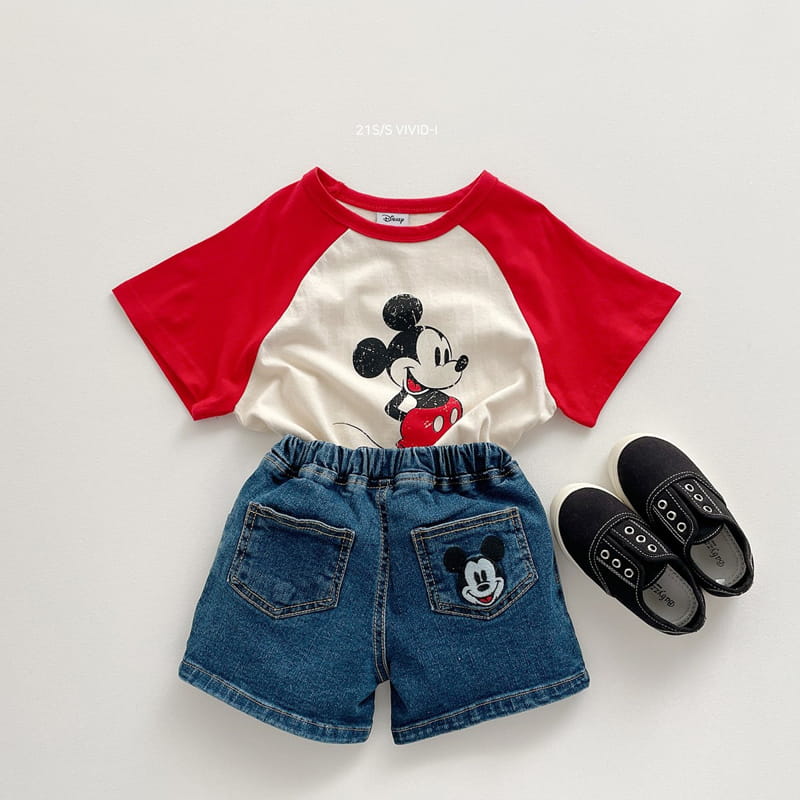 VIVID I - Korean Children Fashion - #Kfashion4kids - Micket Denim Shorts - 4