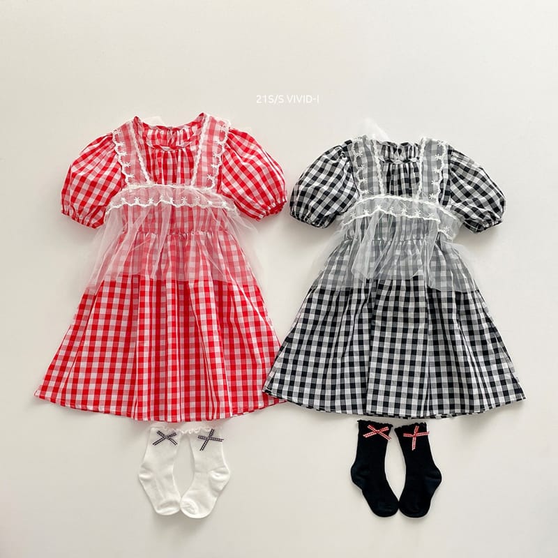 VIVID I - Korean Children Fashion - #Kfashion4kids - Bustier One-piece Set - 2