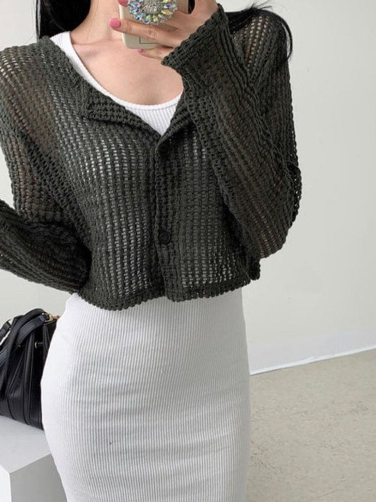 WEARING - Korean Children Fashion - #Kfashion4kids - Reco Knit Cardigan - 2