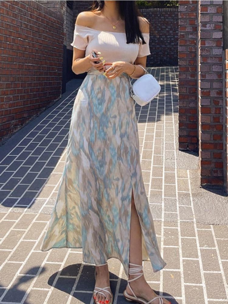 WEARING - Korean Children Fashion - #Kfashion4kids - Enne Open Shoulder Tee