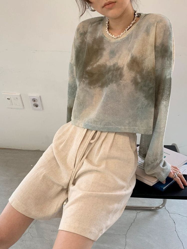 WEARING - Korean Children Fashion - #Kfashion4kids - Ash Crop Tee - 3