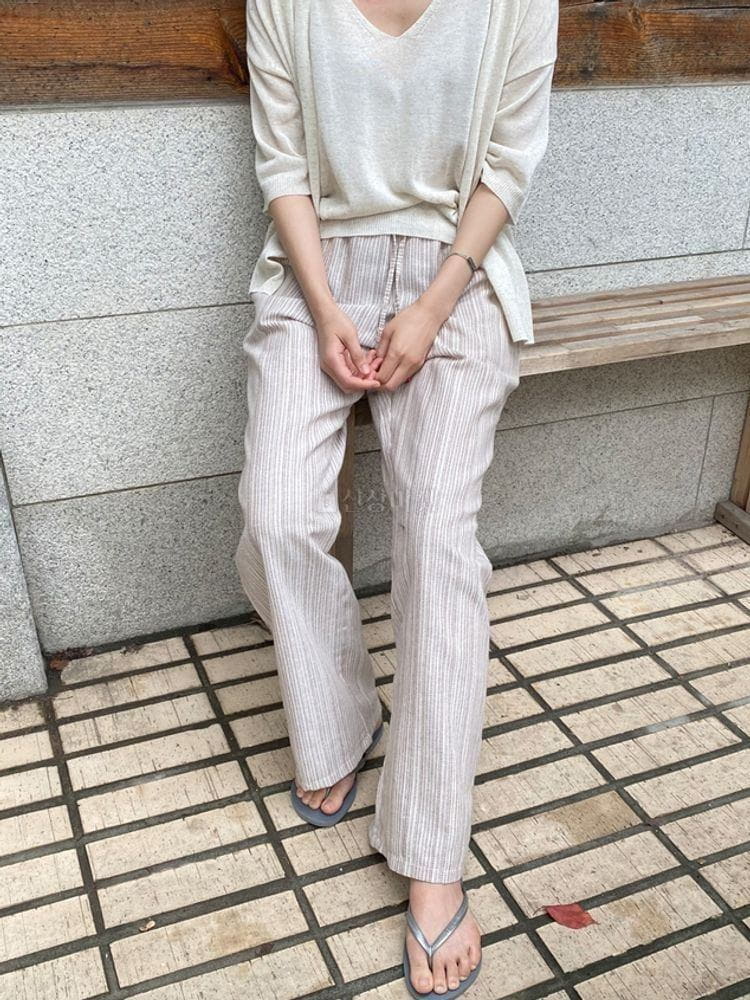 WEARING - Korean Children Fashion - #Kfashion4kids - Hippy Linen Pants - 4