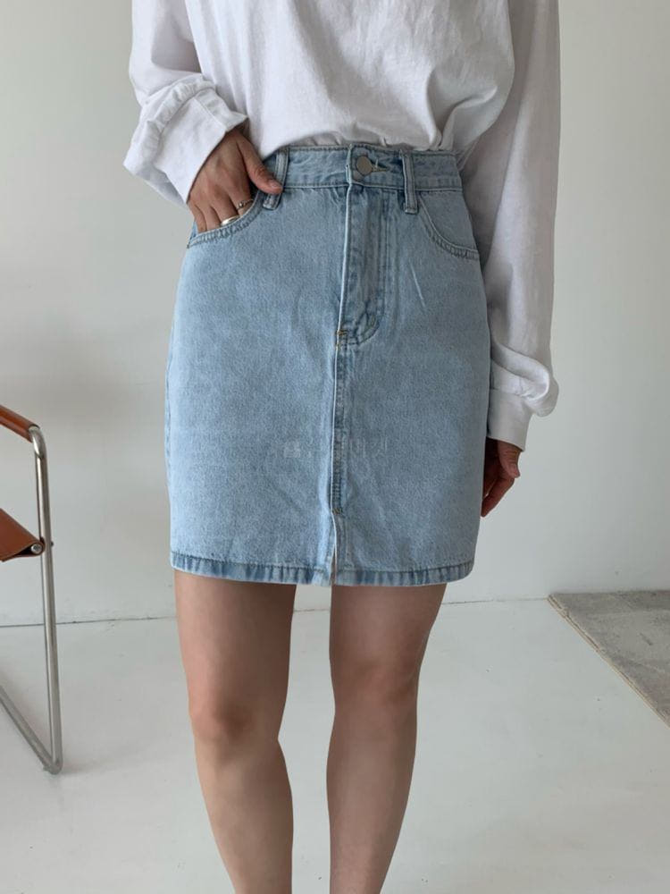 WEARING - Korean Children Fashion - #Kfashion4kids - Denim Shorts Skirt