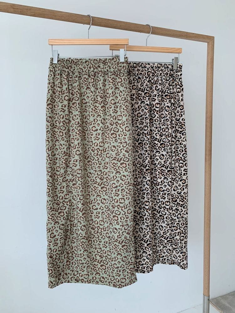 WEARING - Korean Children Fashion - #Kfashion4kids - Leopard Skirt - 4
