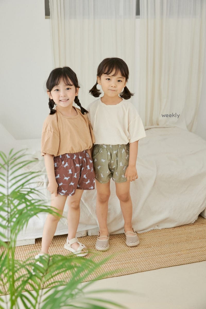 WEEKLY - Korean Children Fashion - #Kfashion4kids - Cheetah Shorts - 4