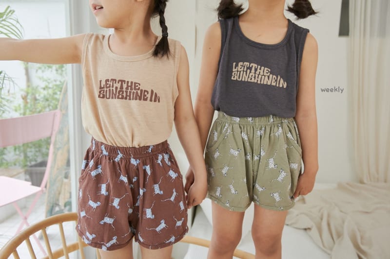 WEEKLY - Korean Children Fashion - #Kfashion4kids - Cheetah Shorts - 8