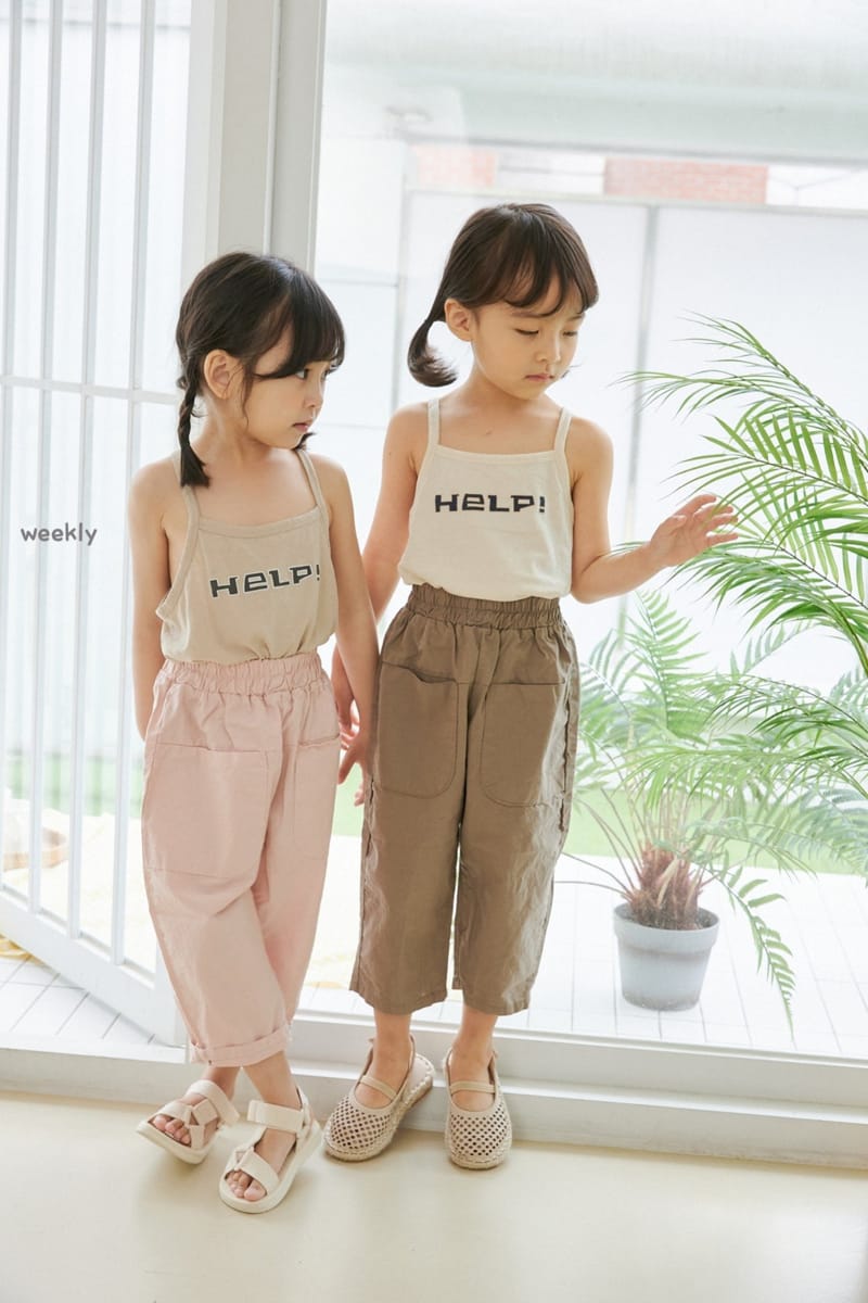 WEEKLY - Korean Children Fashion - #Kfashion4kids - Help String Sleeveless Tee