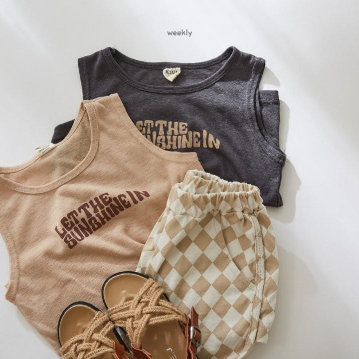 WEEKLY - Korean Children Fashion - #Kfashion4kids - Sunshine Sleeveless Tee - 4