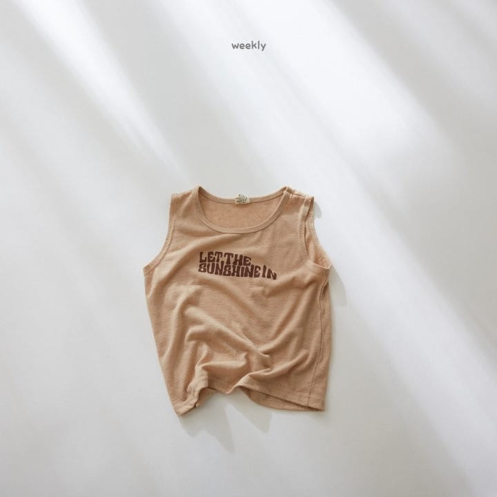 WEEKLY - Korean Children Fashion - #Kfashion4kids - Sunshine Sleeveless Tee - 5