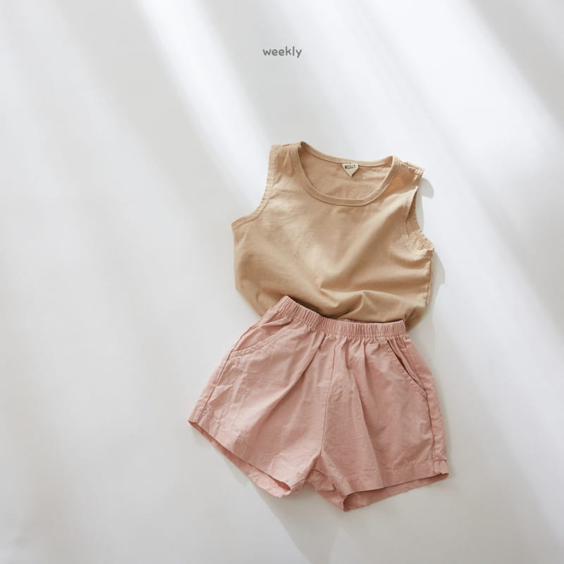 WEEKLY - Korean Children Fashion - #Kfashion4kids - Holic Top Bottom Set - 3