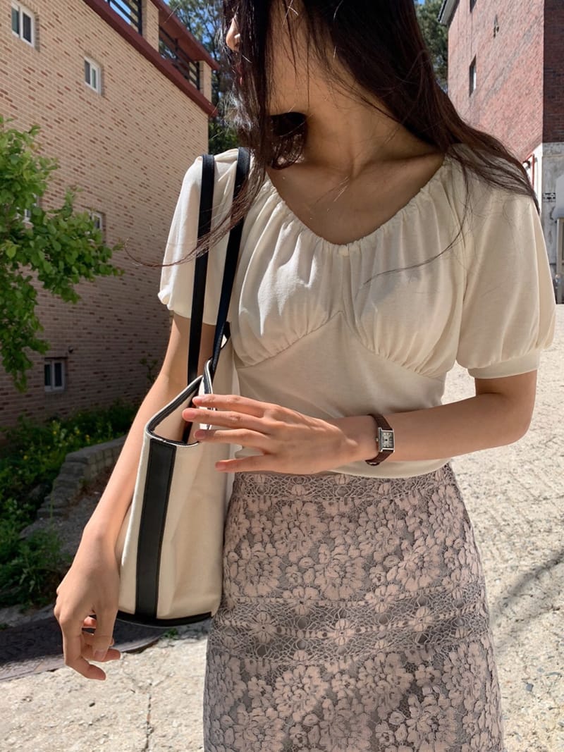 YES I LIKE YOU - Korean Children Fashion - #Kfashion4kids - Slit Shirring Tee - 3