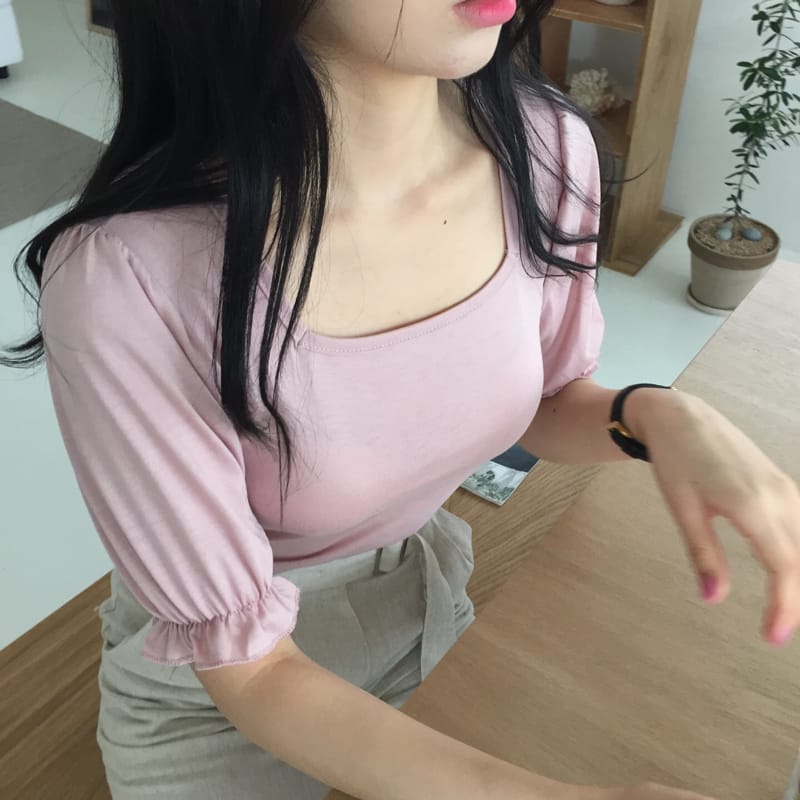 YES I LIKE YOU - Korean Children Fashion - #Kfashion4kids - Square Frill Tee - 2