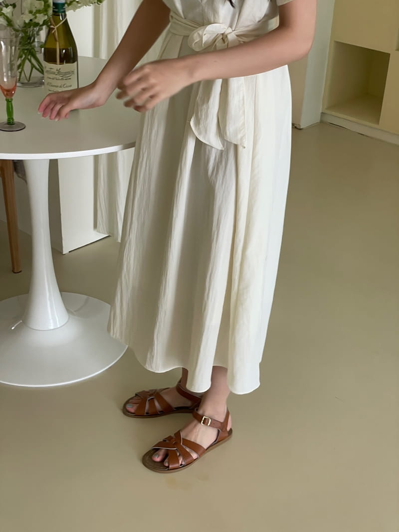 YES I LIKE YOU - Korean Children Fashion - #Kfashion4kids - Short Sleeves Pintuck One-piece - 3