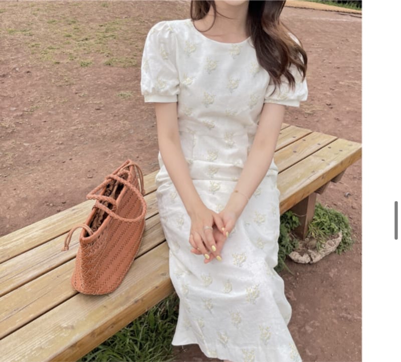 YES I LIKE YOU - Korean Children Fashion - #Kfashion4kids - Linen Flower One-piece - 2