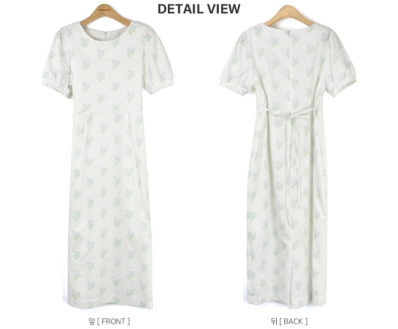 YES I LIKE YOU - Korean Children Fashion - #Kfashion4kids - Linen Flower One-piece - 4