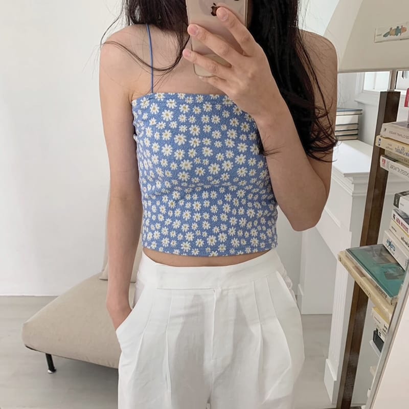 YES I LIKE YOU - Korean Children Fashion - #Kfashion4kids - Flower Top
