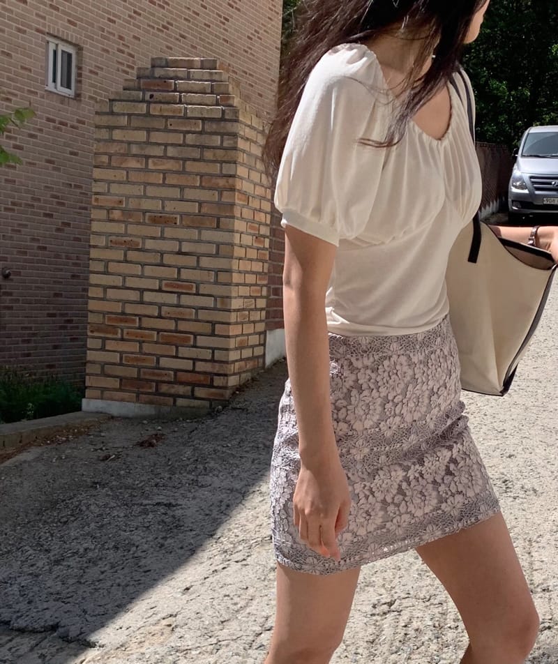 YES I LIKE YOU - Korean Children Fashion - #Kfashion4kids - Two Tone Lace Skirt - 4