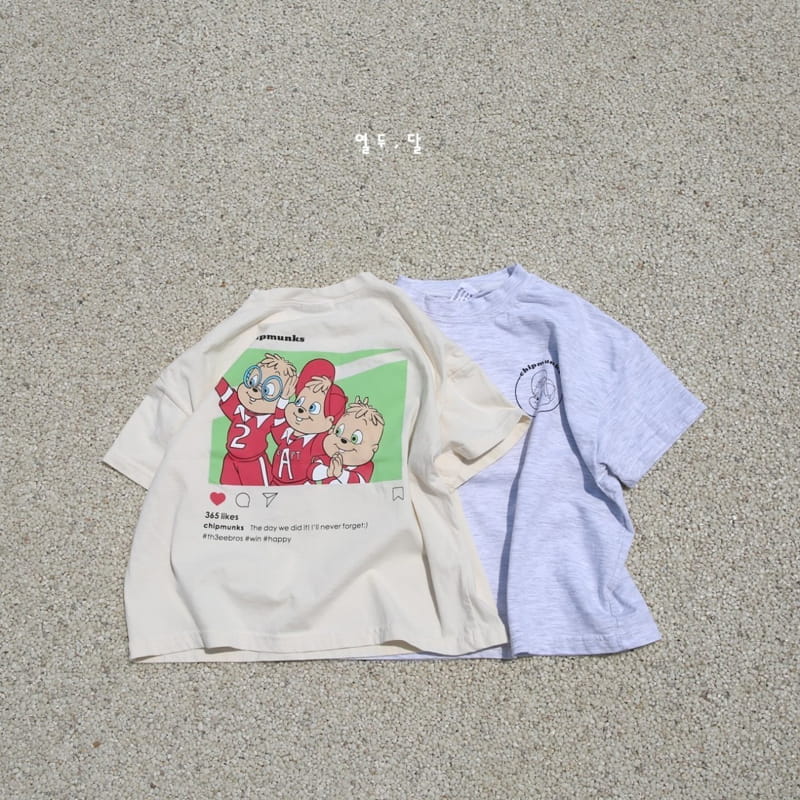 12 MONTH - Korean Children Fashion - #Kfashion4kids - 3 friends Tee - 3