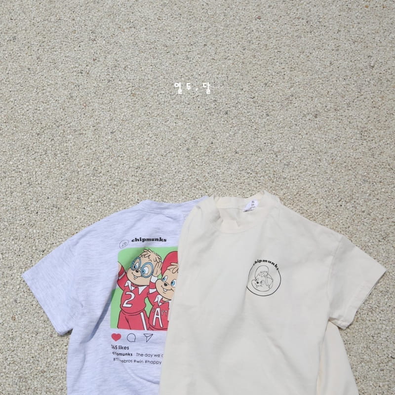 12 MONTH - Korean Children Fashion - #Kfashion4kids - 3 friends Tee - 5