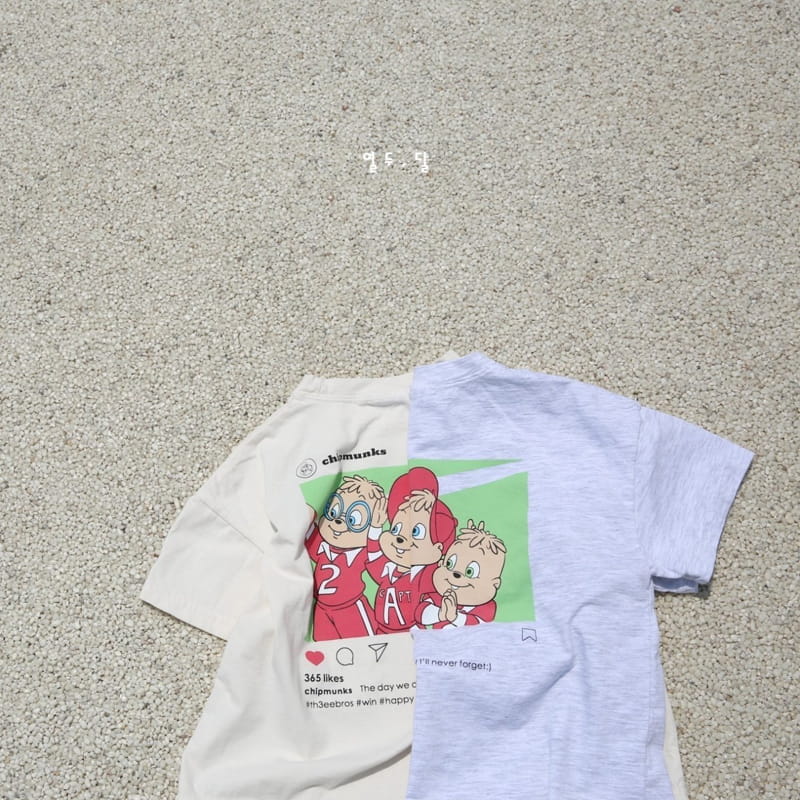 12 MONTH - Korean Children Fashion - #Kfashion4kids - 3 friends Tee - 6