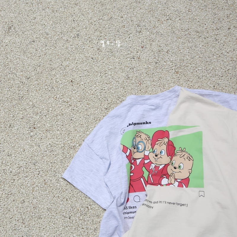 12 MONTH - Korean Children Fashion - #Kfashion4kids - 3 friends Tee - 7