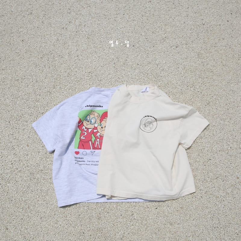 12 MONTH - Korean Children Fashion - #Kfashion4kids - 3 friends Tee - 8