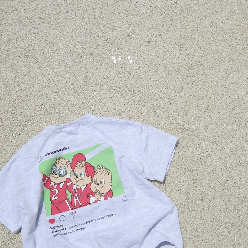 12 MONTH - Korean Children Fashion - #Kfashion4kids - 3 friends Tee - 9