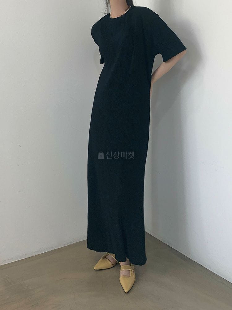 9NINE - Korean Children Fashion - #Kfashion4kids - Pleats Long One-piece