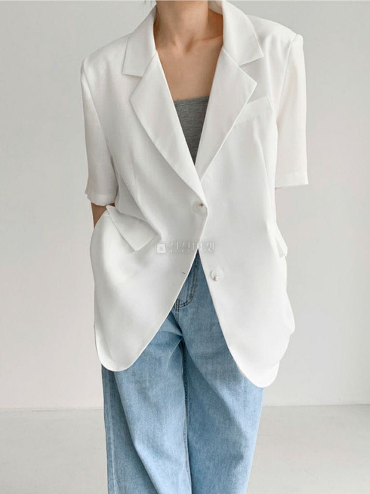 9NINE - Korean Children Fashion - #Kfashion4kids - Over Fit Summer Jacket