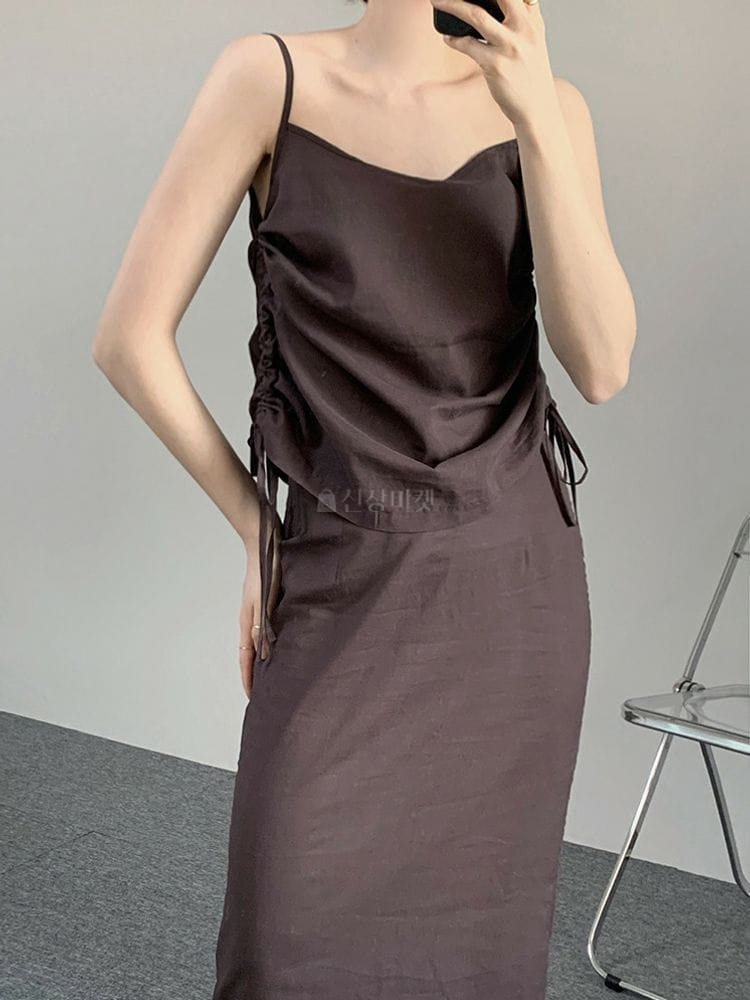 9NINE - Korean Children Fashion - #Kfashion4kids - Silhouette String Sleeveless - 2
