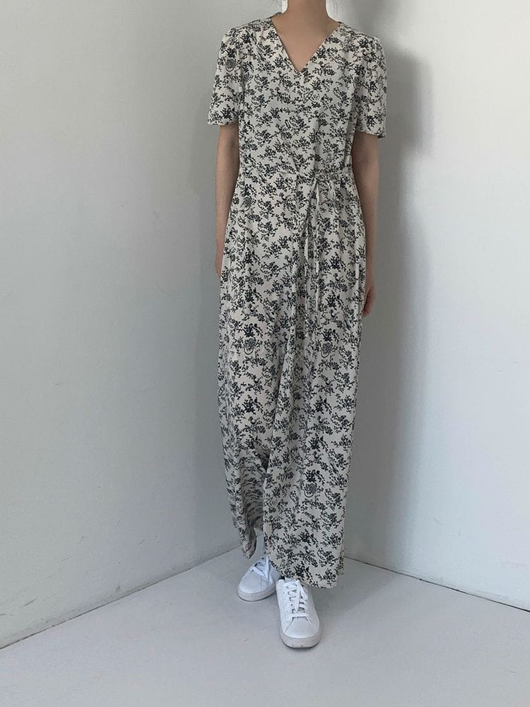 9NINE - Korean Children Fashion - #Kfashion4kids - Bridge Long One-piece - 2