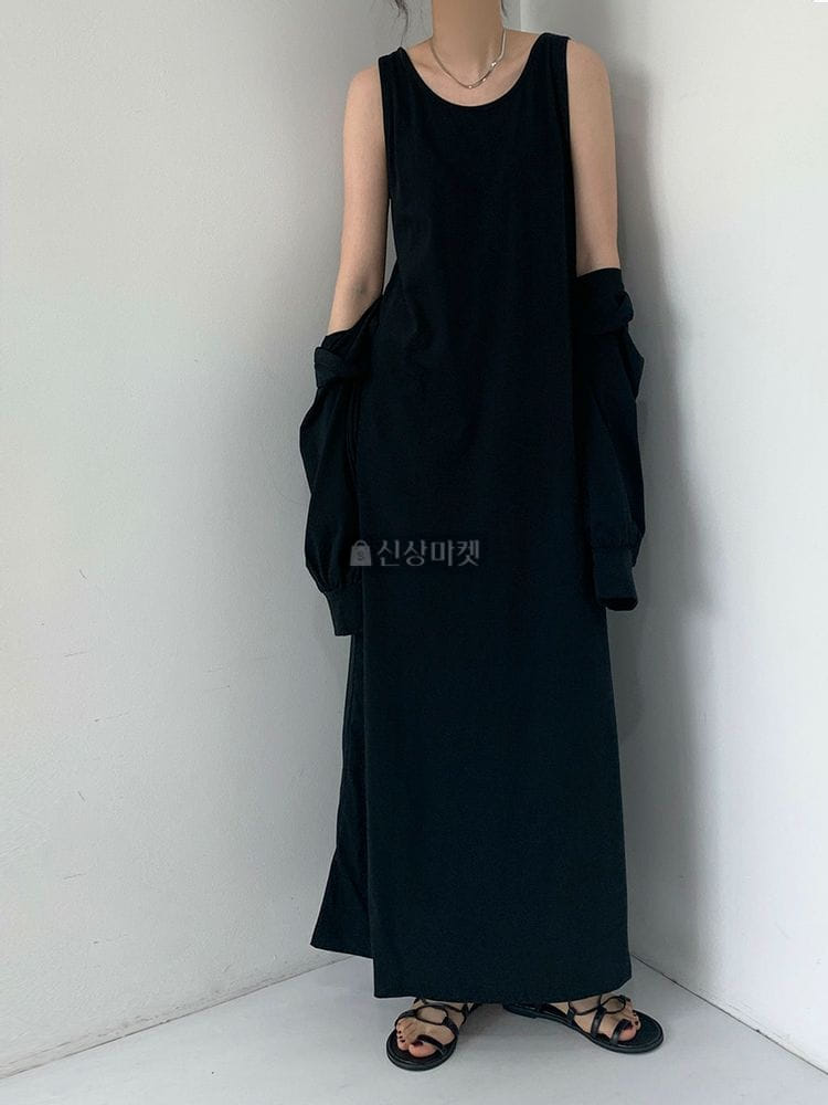 9NINE - Korean Children Fashion - #Kfashion4kids - Bolero Sleeveless One-piece Set - 2