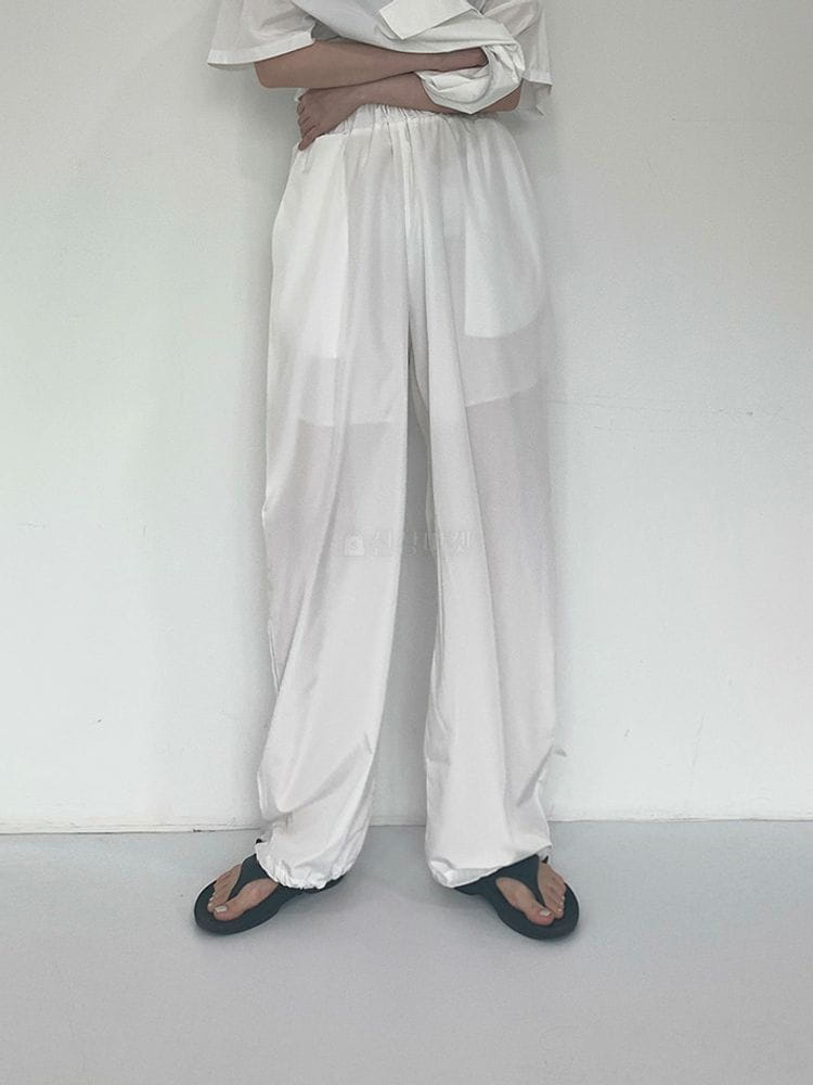 9NINE - Korean Children Fashion - #Kfashion4kids - Marine String Top Jogger Pants Set