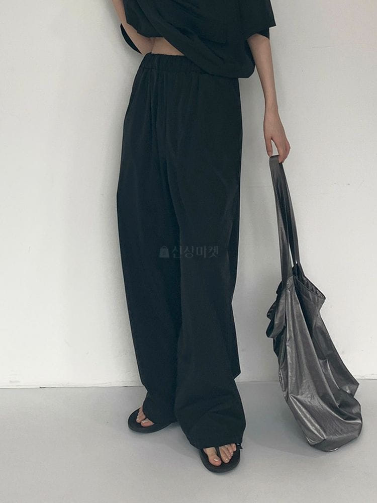 9NINE - Korean Children Fashion - #Kfashion4kids - Marine String Top Jogger Pants Set - 2